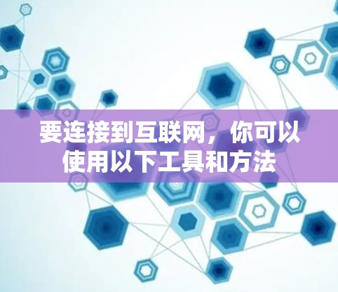 要连接到互联网，你可以使用以下工具和方法