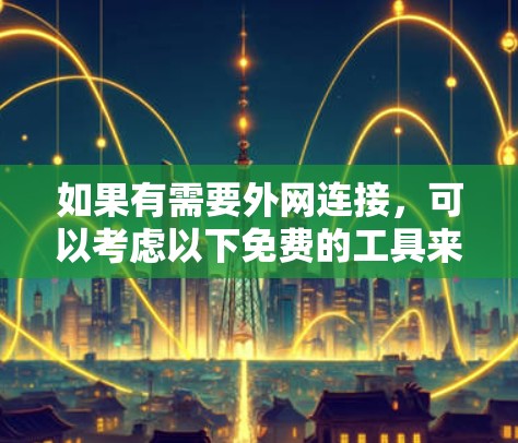 如果有需要外网连接，可以考虑以下免费的工具来加速你的外网连接。这些工具都是免费的，适合普通用户