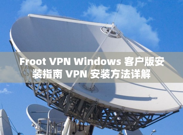 Froot VPN Windows 客户版安装指南 VPN 安装方法详解