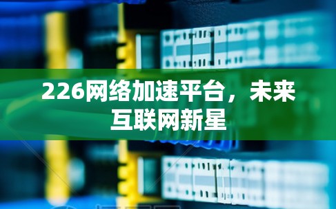 226网络加速平台，未来互联网新星