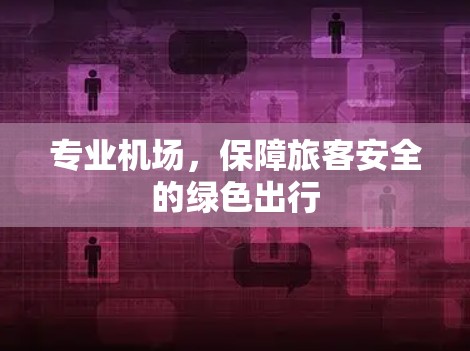 专业机场，保障旅客安全的绿色出行